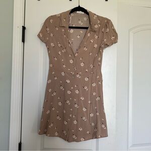 COTTON CANDY LA brown floral dress